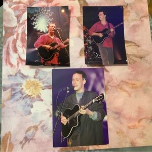 Dave Matthews Vintage 1990s Postcard & Concert Photos